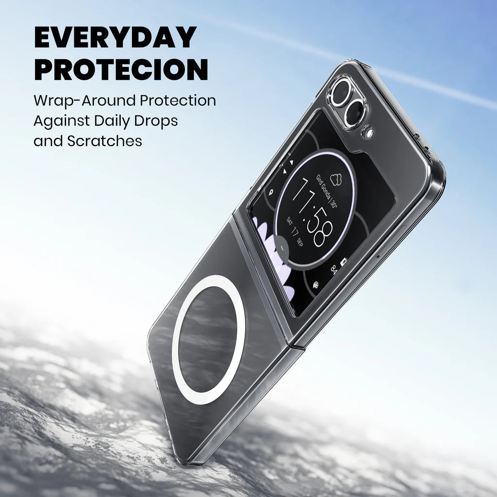 Anti-Yellow Magsafe Clear Case Samsung Z Series - Galaxy Z Flip6