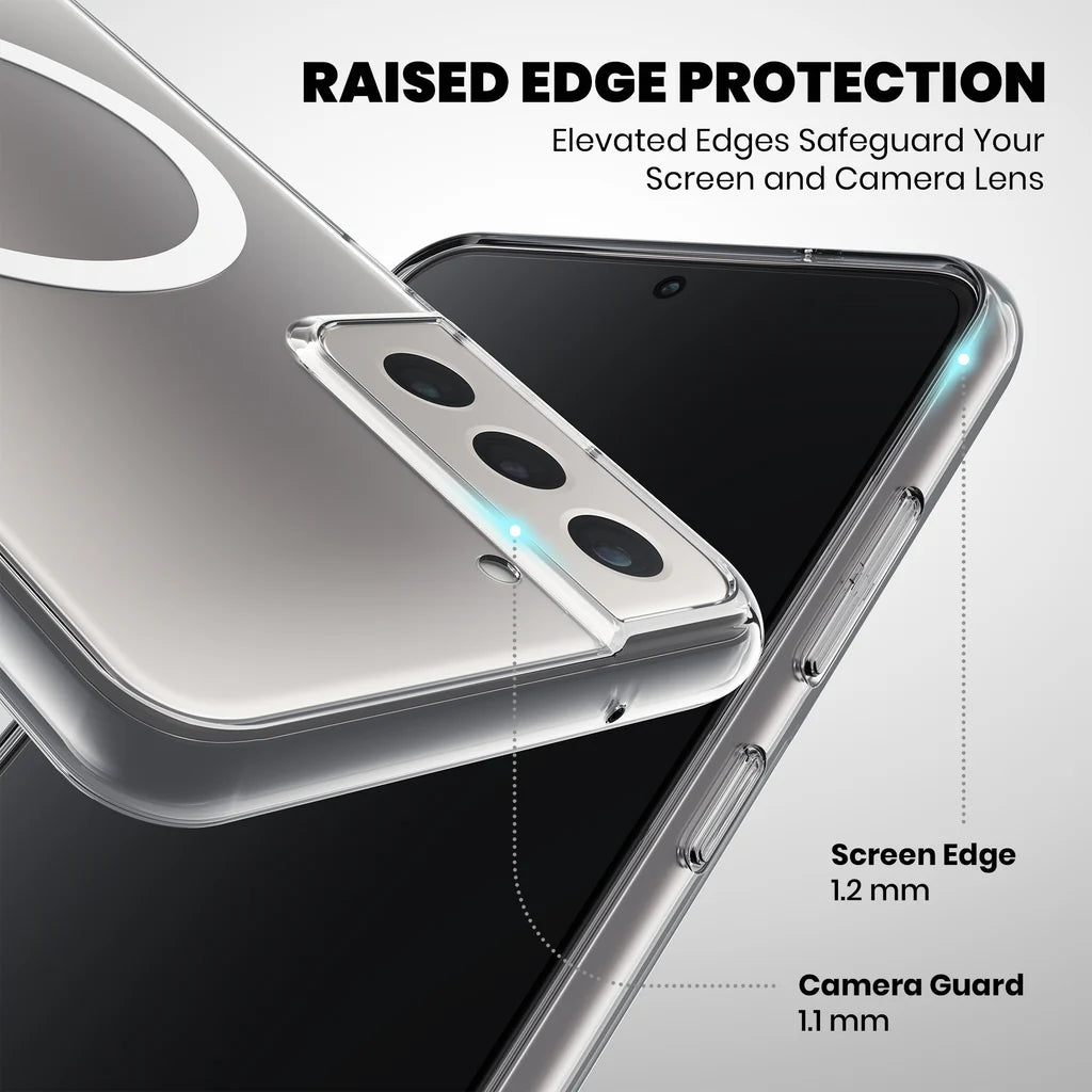 Anti-Yellow Magsafe Clear Case Samsung S Series - Galaxy S21