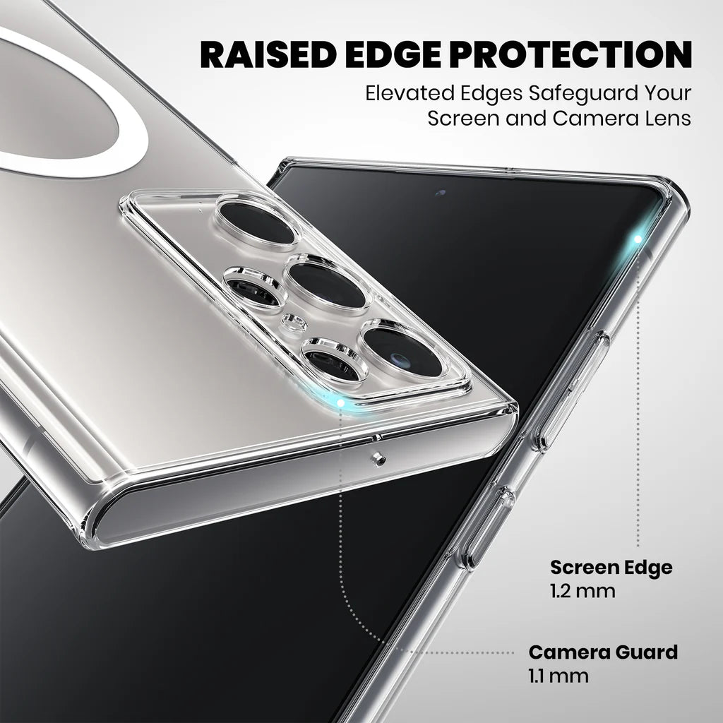 Anti-Yellow Magsafe Clear Case Samsung S Series - Galaxy S24 Ultra