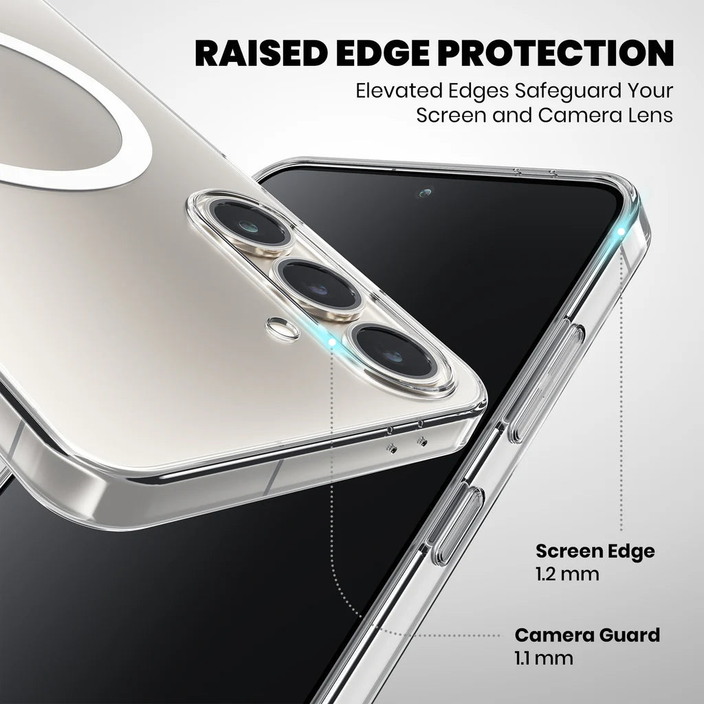 Anti-Yellow Magsafe Clear Case Samsung S Series - Galaxy S24 FE