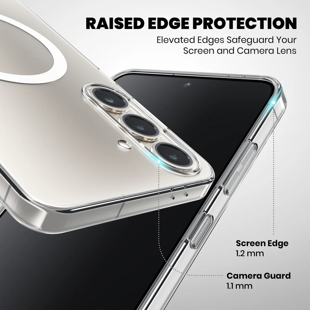 Anti-Yellow Magsafe Clear Case Samsung S Series - Galaxy S25