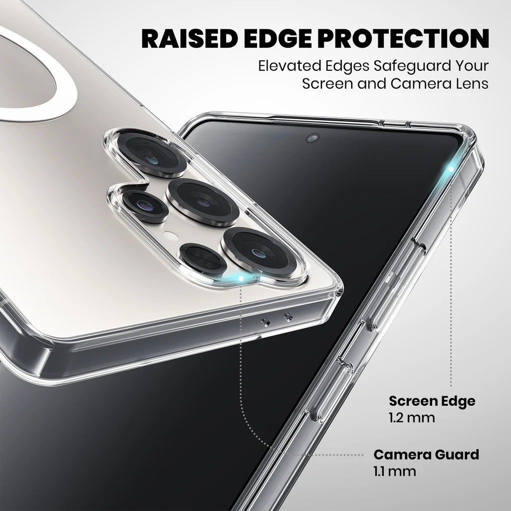 Anti-Yellow Magsafe Clear Case Samsung