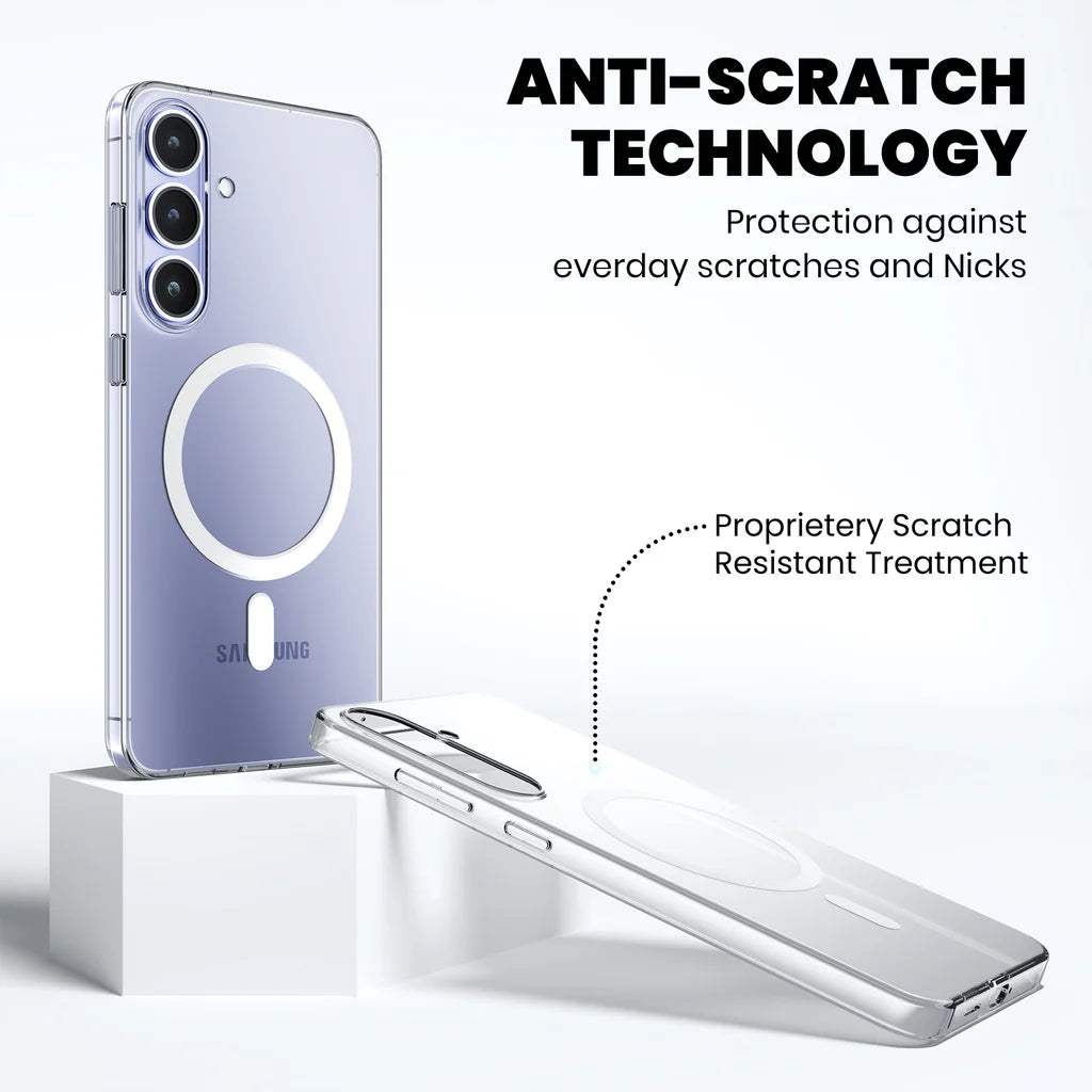 Anti-Yellow Magsafe Clear Case Samsung S Series - Galaxy S25