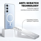 Anti-Yellow Magsafe Clear Case Samsung S Series - Galaxy S23