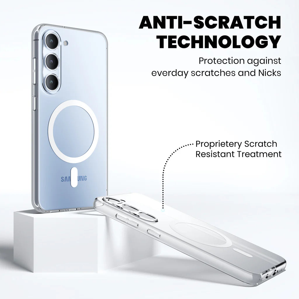 Anti-Yellow Magsafe Clear Case Samsung S Series - Galaxy S24