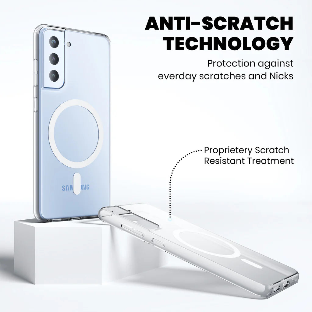 Anti-Yellow Magsafe Clear Case Samsung S Series - Galaxy S21