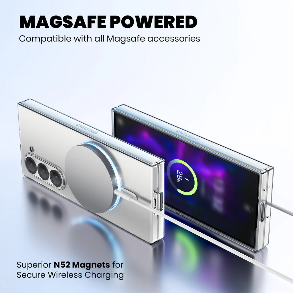 Anti-Yellow Magsafe Clear Case Samsung Z Series - Galaxy Z Fold4