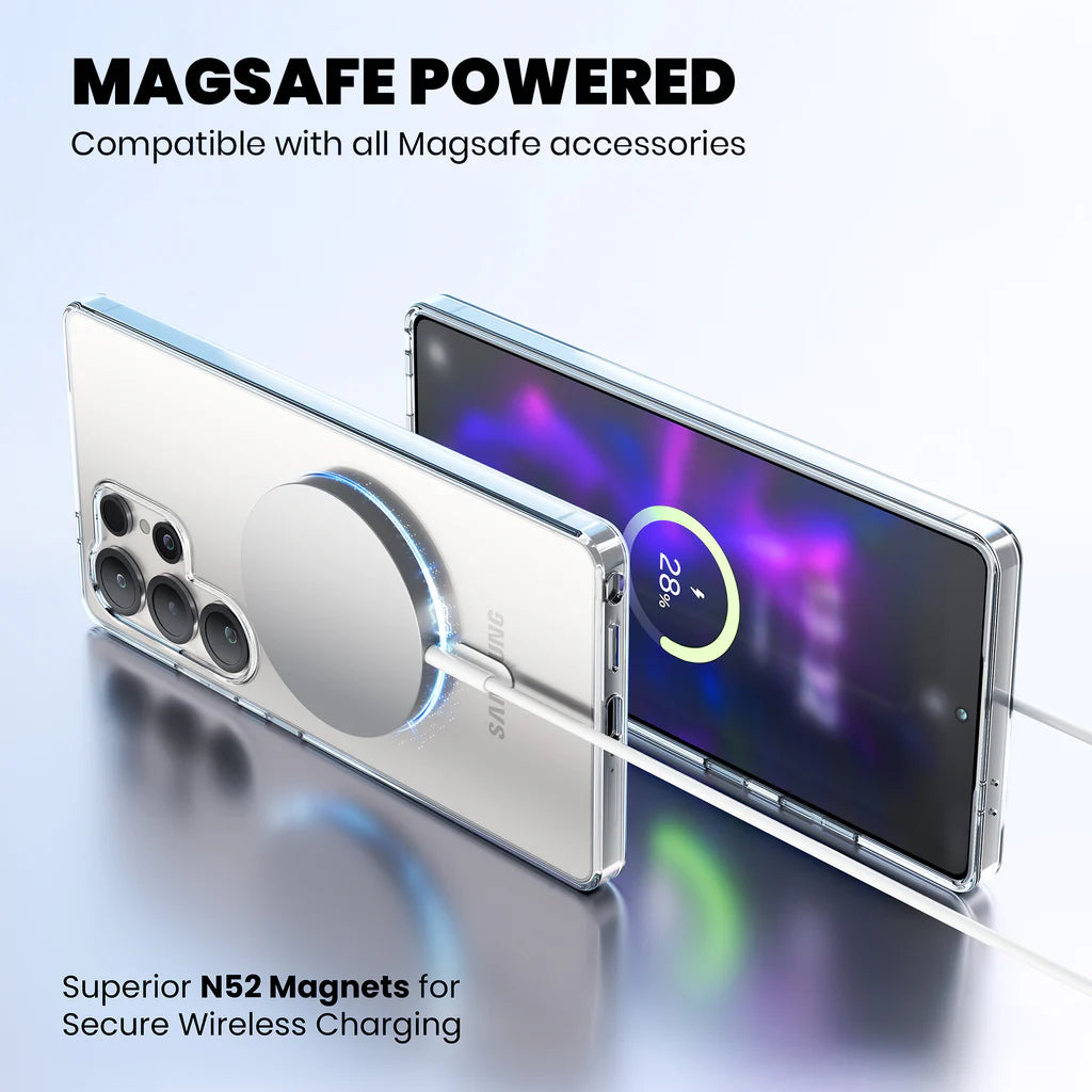 Anti-Yellow Magsafe Clear Case Samsung