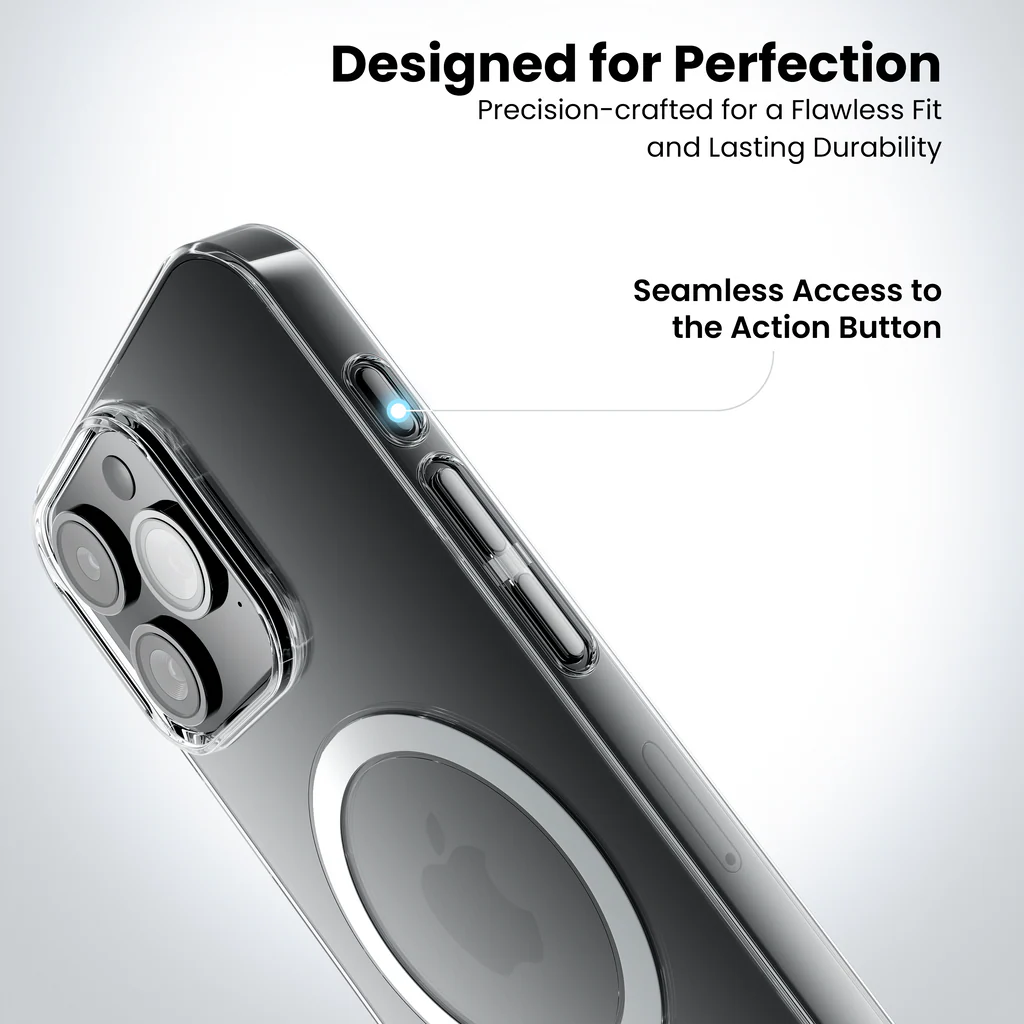 Anti-Yellow Magsafe Clear Case - iPhone 15 Pro