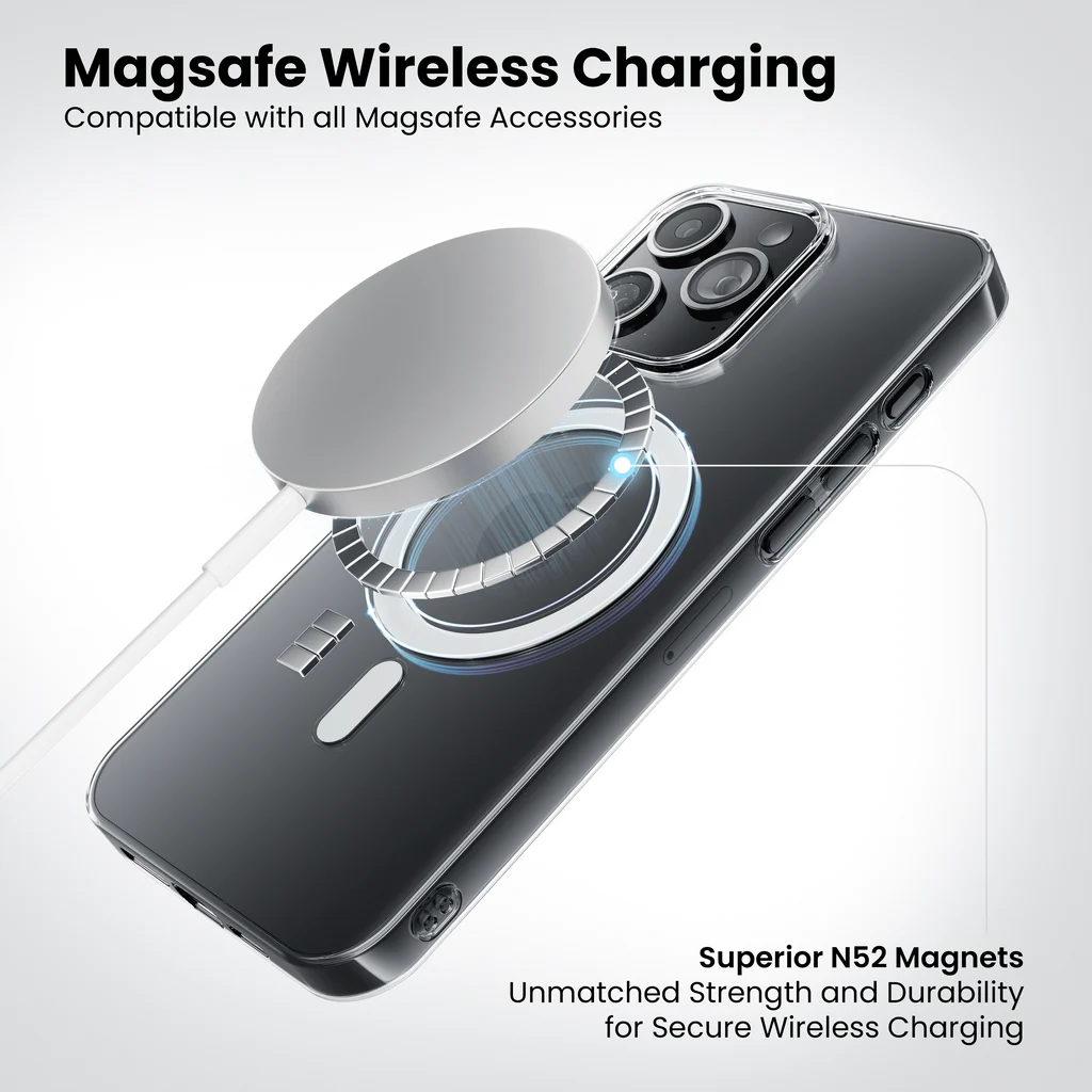 Anti-Yellow Magsafe Clear Case - iPhone 16 Pro Max