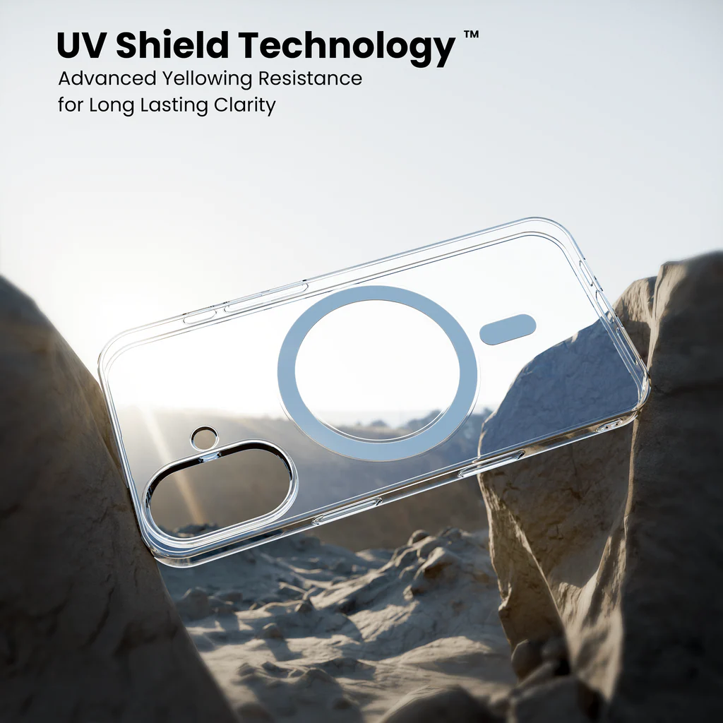 Anti-Yellow Magsafe Clear Case - iPhone 16 Plus