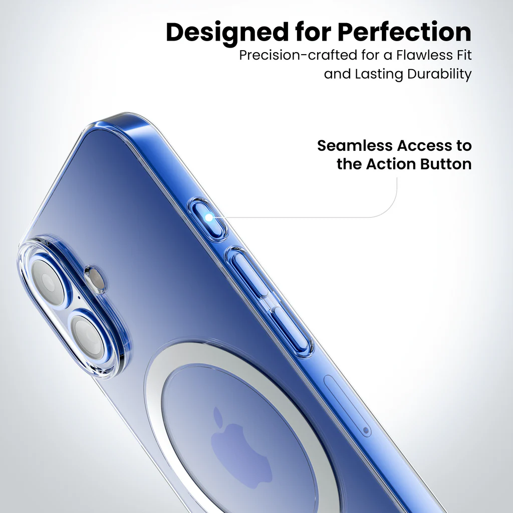 Anti-Yellow Magsafe Clear Case - iPhone 16 Plus